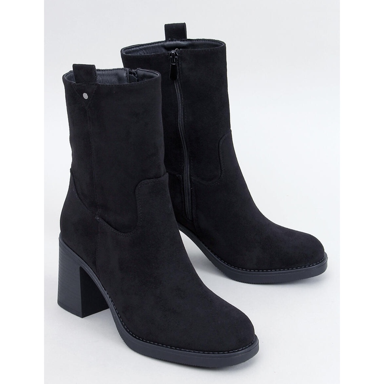 Salifi crne gležnjače sa širokom petom crno 1