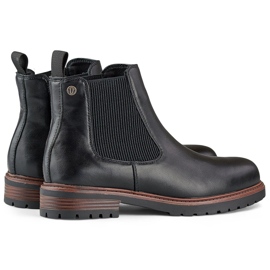 Crne ženske Chelsea čizme s ravnim potplatom crna 1