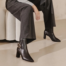 Marco Shoes Elegantne čizme crno 2