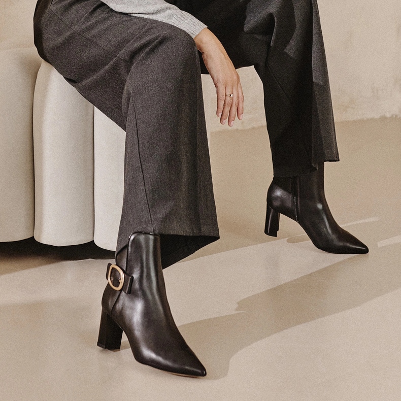 Marco Shoes Elegantne čizme crna 2