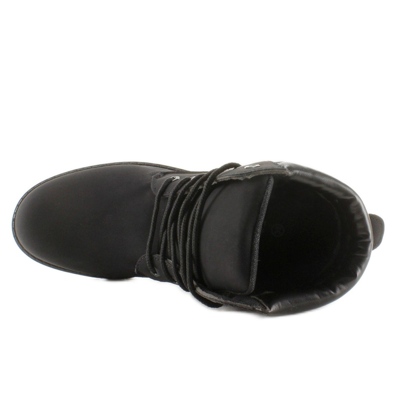 Drvene čizme jednobojne crne BL83 Crna crno 2