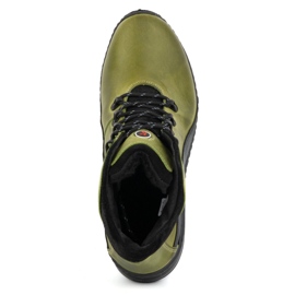 KOMODO Muške zimske kožne čizme 903K zelene zelena 1