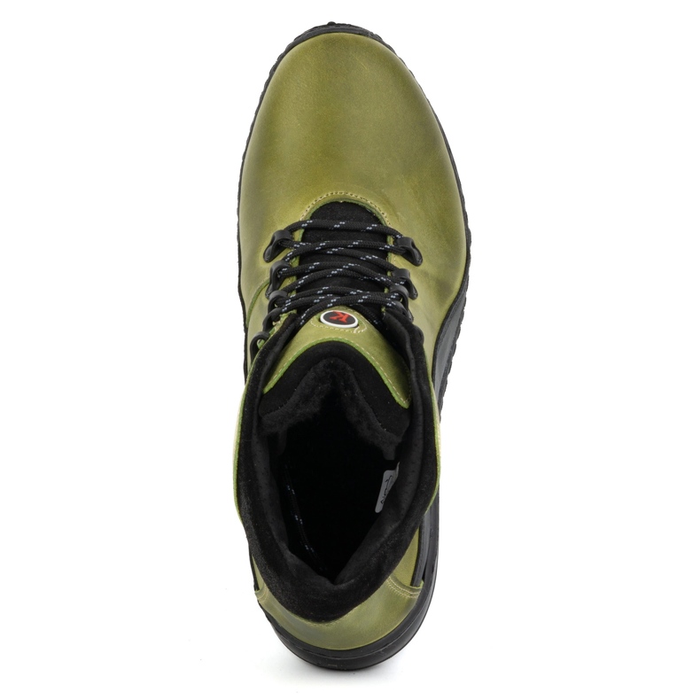 KOMODO Muške zimske kožne čizme 903K zelene zelena 1