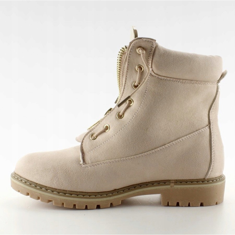 Suede beige balmeri glatki NC50 Beige bež 1