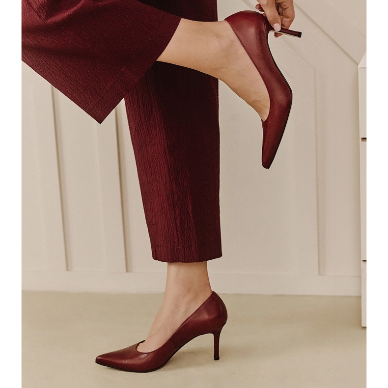 Marco Shoes Visoke potpetice crvena 1