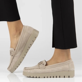 Filippo DP3334/24 Bež kožne mokasine 1