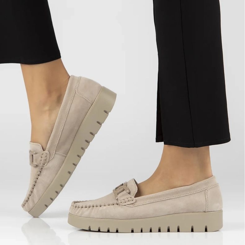 Filippo DP3334/24 Bež kožne mokasine 1