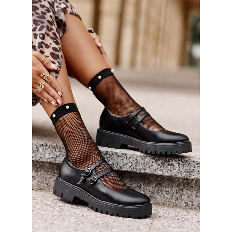 Ženske cipele s remenčićima crne Rialuna crna 1