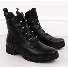 M. DASZYŃSKI Ženske izolirane crne radničke čizme M.Daszyński MR23123 crna 2