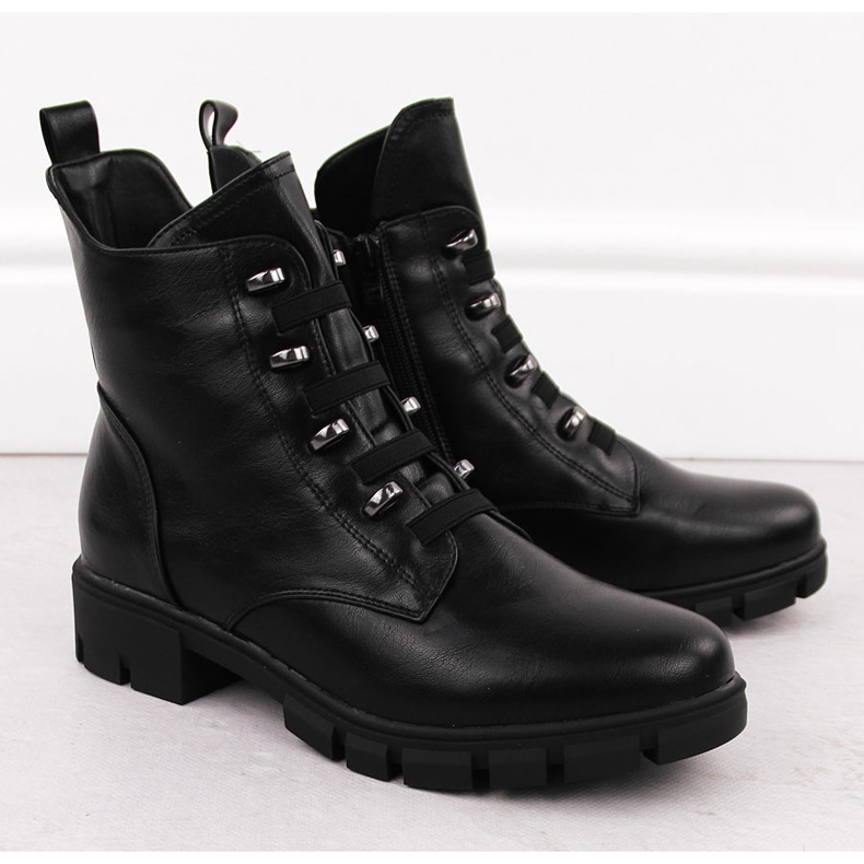 M. DASZYŃSKI Ženske izolirane crne radničke čizme M.Daszyński MR23123 crna 2