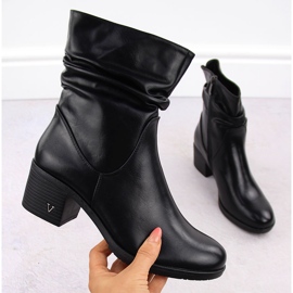 Ženske izolirane gležnjače, crne, Vinceza 10547 crna 1