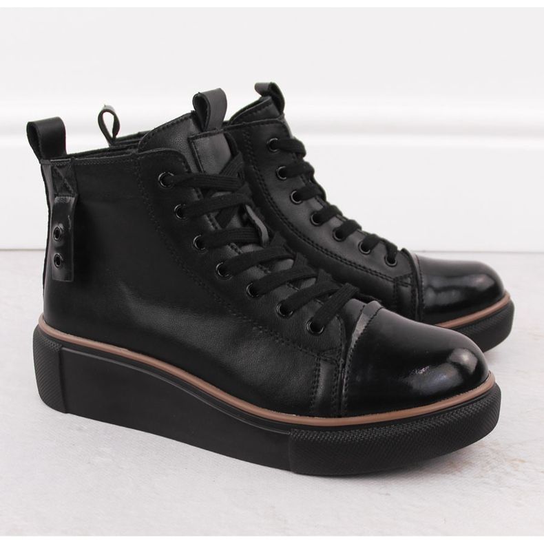 Ženske kožne izolirane crne čizme T.Sokolski Z24-218 crno 2