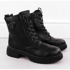 Ženske crne trapper čizme T.Sokolski Z23-132 crno 2