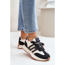 Ženske tenisice, sportske cipele na platformu, crne Thari crna 2