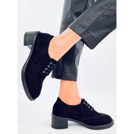 Vedra crne mokasine na visoku petu crno 2