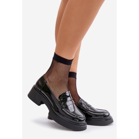 S.Barski Lakirane natikače Ženske natikače D&amp;A JC42-62 crna 1