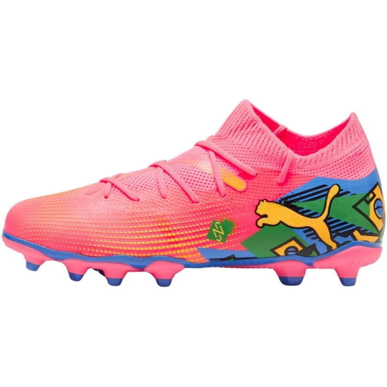 Puma Future 7 Match Njr FG/AG 107841 01 tenisice za nogomet ružičasta 1