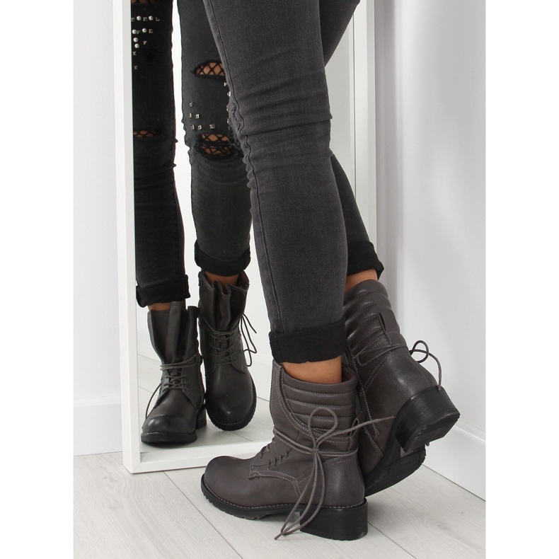 Sive čizme sive 9560 Grey siva 2