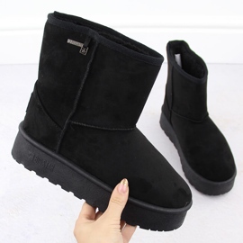 Vodootporne ženske mukluk čizme za snijeg crne Big Star OO274898 crna 1