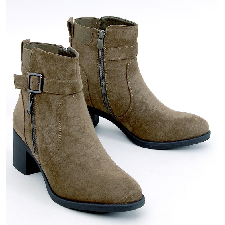 Klasične gležnjače s visokom petom Irving Greena zelena 1