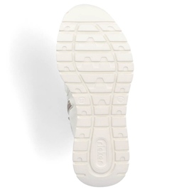 Ženske izolirane sportske čizme, bijele, Rieker M6010-80 bijela 2