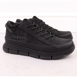 Muške visoke izolacijske čizme, crne Bugatti OO153100 crno 1