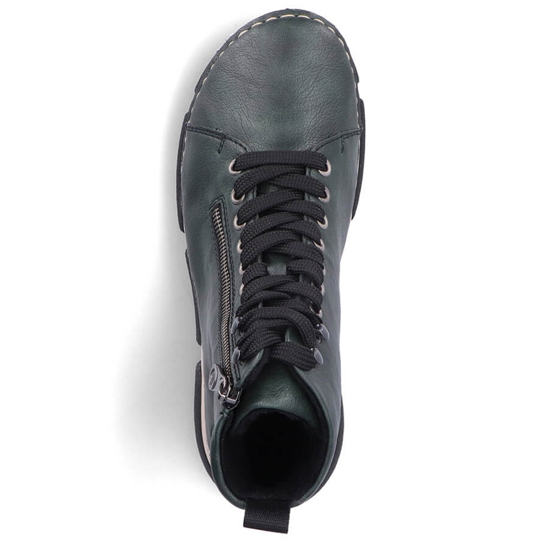 Udobne zelene ženske gležnjače Rieker 45920-54 zelena 1