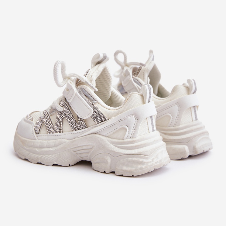 Dječje tenisice sa štrasom, bijele Rianalla bijela 2