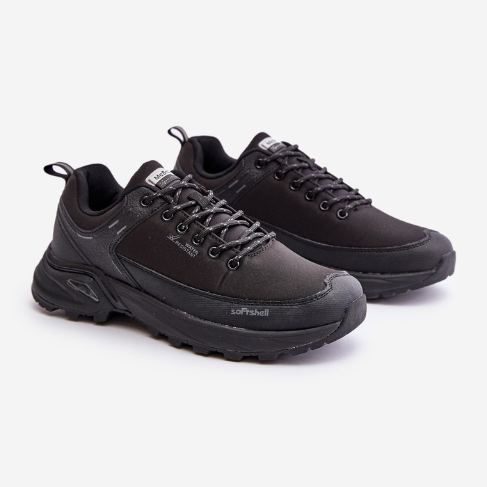 Lagane muške sportske cipele za planinarenje McBraun crne crna 1