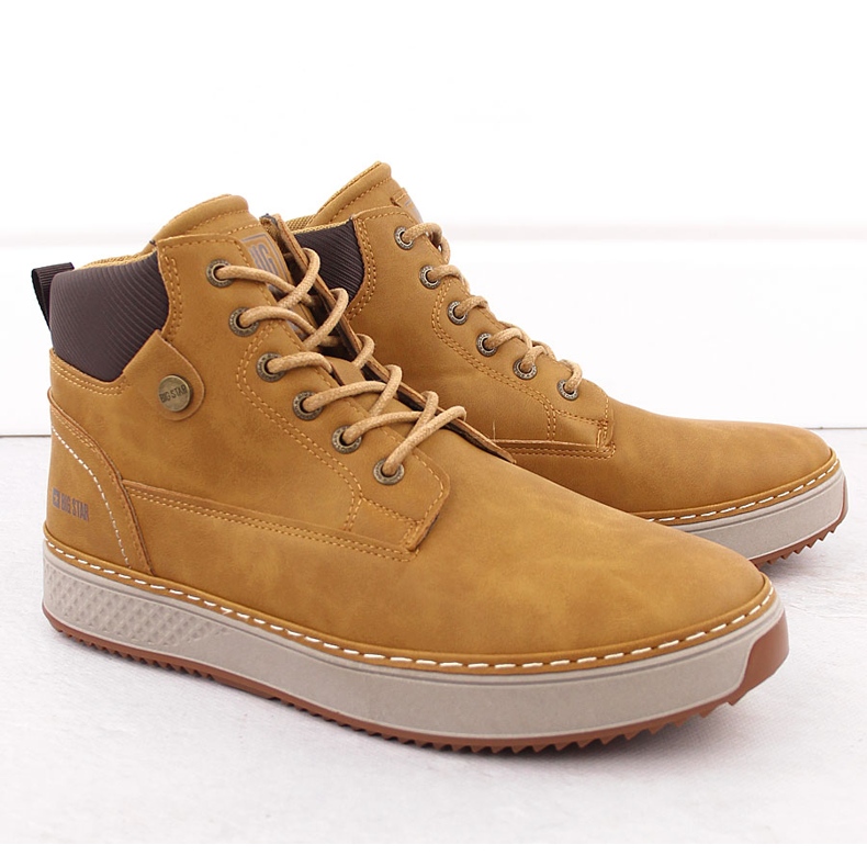 Muške visoke crne tenisice Big Star OO174561 crno 1