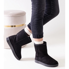 Crne izolirane klasične Libero čizme za snijeg crna 2