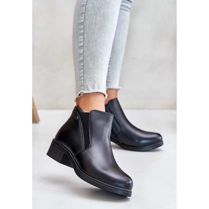 Niske gležnjače s krznom, Vinceza 85150 Black crna 2