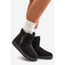 Big Star ženske čizme za snijeg OO274A163 crne crno 1