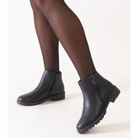 Branda crne gležnjače od eko kože crna 1