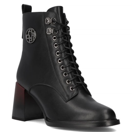 Filippo DBT6316/24 Bk crne kožne gležnjače crno 1