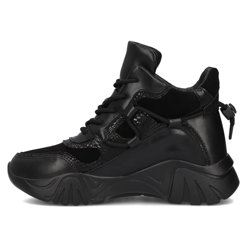 Filippo DBT6367/24 Bk kožne čizme s platformom, crne crna 2