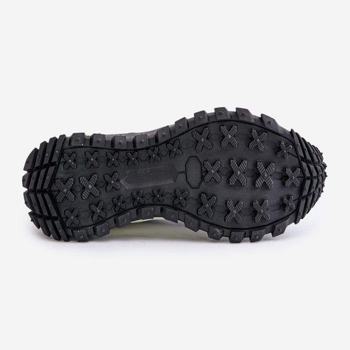 Ženske kožne tenisice na platformi Big Star OO274A220 HI-POLY sustav bijele i crne bijela 1