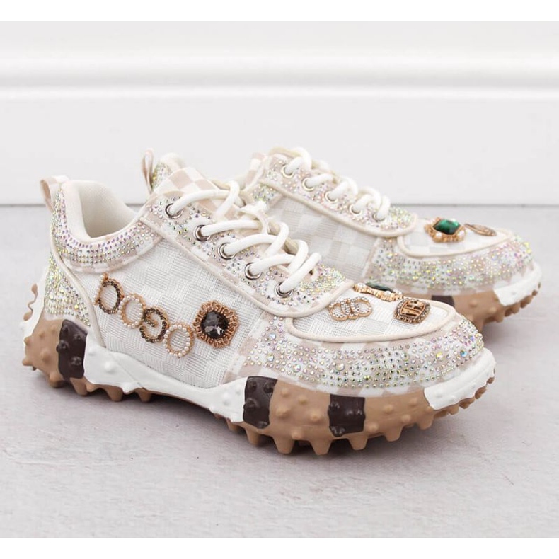 Cipele Potocki, bogato ukrašene 16324 WOL275B raznobojna 2