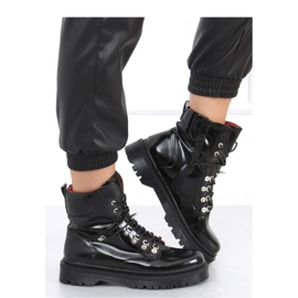 Kari Crne gležnjače na vezanje - Inello crno 2