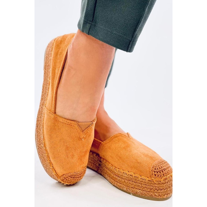 Espadrile s debelim potplatom Poulain Camel - Inello smeđa 2