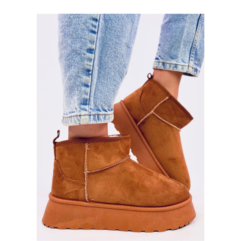 Rodmans Camel - Inello kratke cipele s platformom smeđa 2