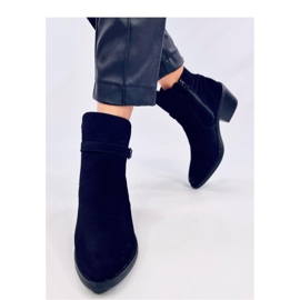 Cunnig Crne kaubojske čizme na nisku petu - Inello crna 2