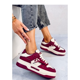 Clavell Wine tenisice s visokim potplatom - Inello crvena 2