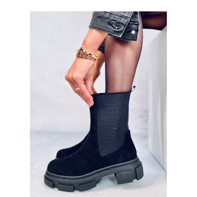 Magers Crne visoke Chelsea čizme crna 2