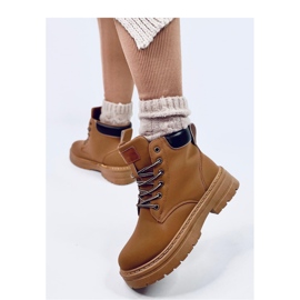 Ženske drvene čizme Coffee smeđa 1