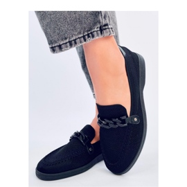 Crne ažurne mokasine crna 1