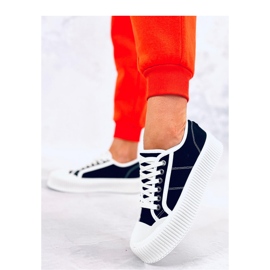 Ženske tenisice na crnu platformu crna 1