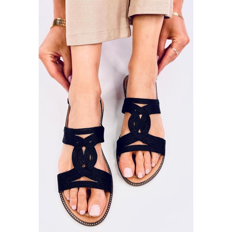 Crne ženske sandale crna 2