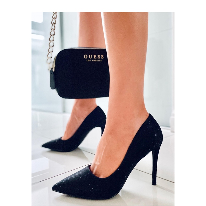 Ženske crne igle u šarenim bojama crna 2