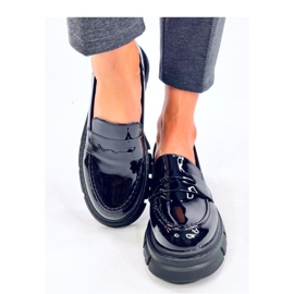 Gladieu Crne lakirane mokasinke - Inello crno 2